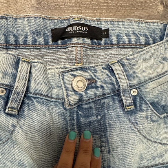 New Hudson Jeans Men's The Blinder Biker Denim Size W 31 - Picture 7 of 7